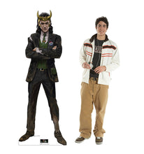 Load image into Gallery viewer, Loki Horns Life - size Cardboard Cutout - AT TEN Distribution
