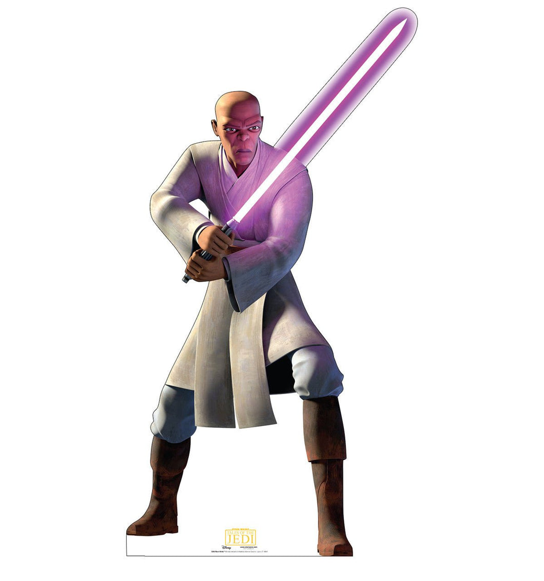 Mace Windu Life - Size Cardboard Cutout - AT TEN Distribution
