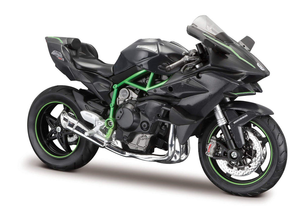 Maisto Kawasaki Ninja H2R Motorbike Build - it - Yourself Die - Cast Model Kit - 1:12 Scale, Assorted Designs and Colours - AT TEN Distribution