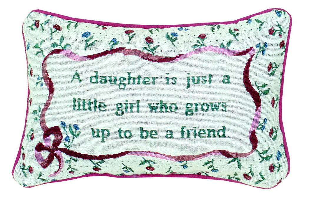 Manual 12.5 x 8.5 - Inch Decorative Throw Pillow, Daughter - AT TEN Distribution