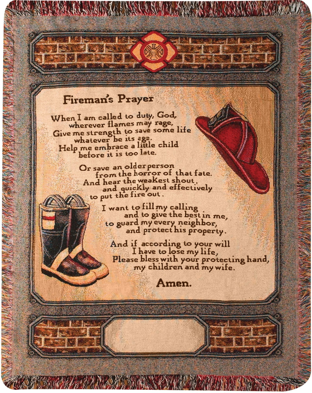 Manual 50 x 60 - Inch Tapestry Throw, All Fired Up - AT TEN Distribution