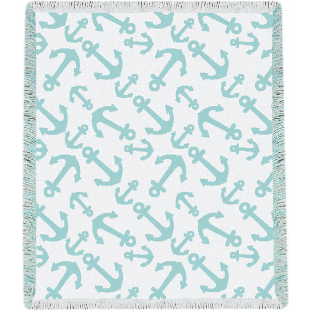 Manual Anchor Navy - 48x60 Ray Throw - AT TEN Distribution