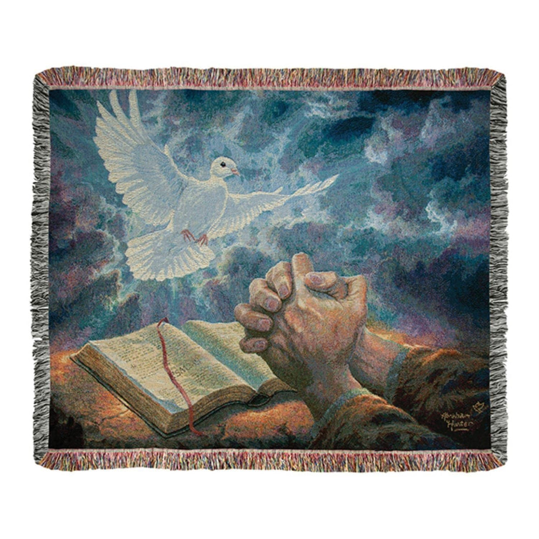 Manual ATAAPR Answered Prayers Woven Throw, 60 - inch Length - AT TEN Distribution