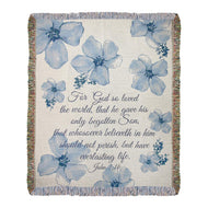 Manual ATFGSL for God So Loved The World Tapestry Throw Blanket, 50 Inches x 60 Inches, Multicolor - AT TEN Distribution