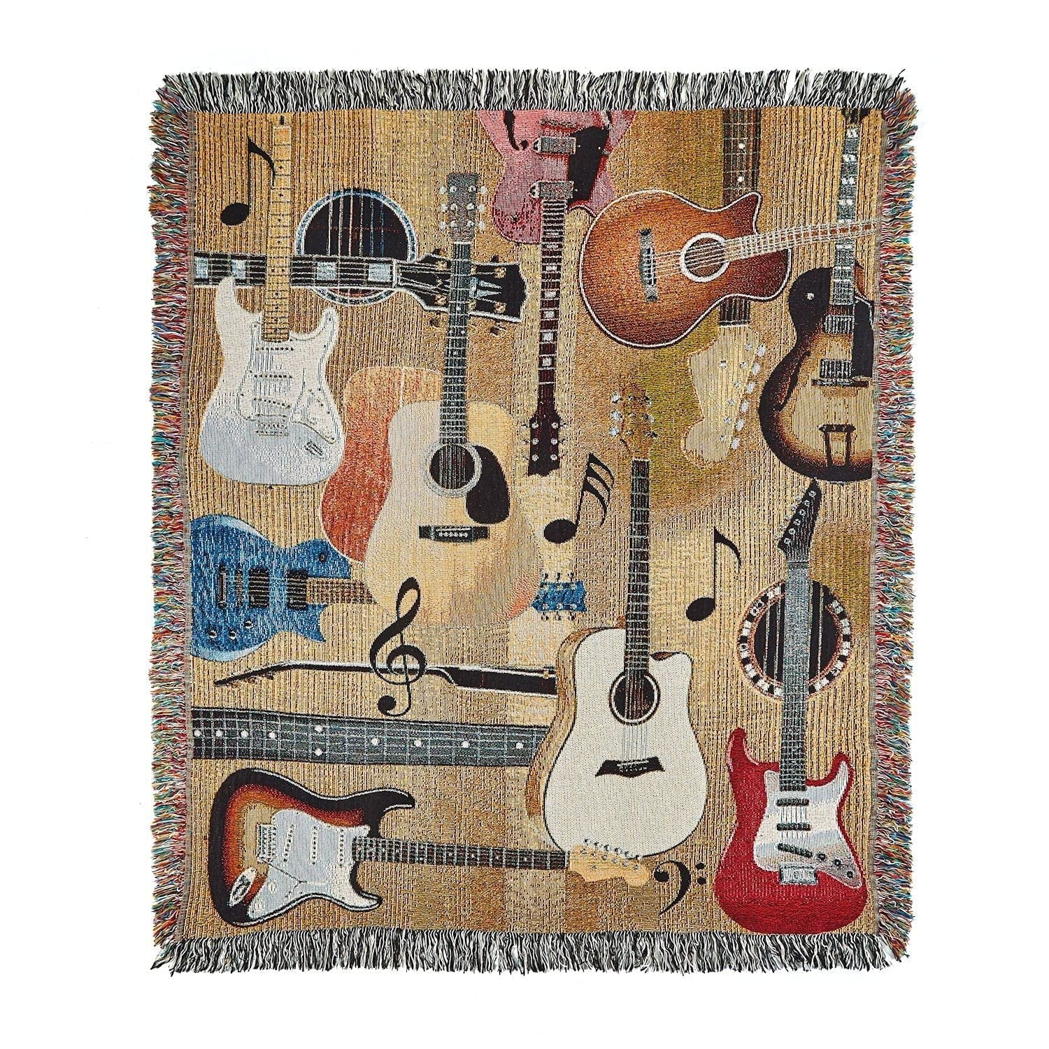 Manual ATGUIT Guitar Collage Throw Blanket, 50 Inches x 60 Inches – AT ...