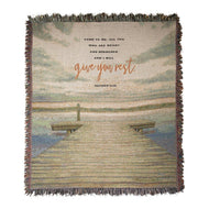 Manual ATGYR Give You Rest Woven Throw, 60 - inch Length - AT TEN Distribution