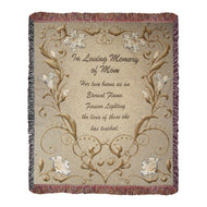Manual ATMIMO Tapestry Throw Blanket, 60 - inch Length (in Loving Memory of Mom) - AT TEN Distribution