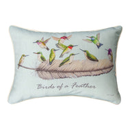 Manual Birds of A Feather Pillow 18x13
