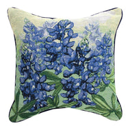 Manual Blue Bonnet Tapestry Pillow 17