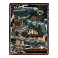 Manual Charleston - Tapestry Throw Blanket, 68 - inch Length, Home Decoration - AT TEN Distribution