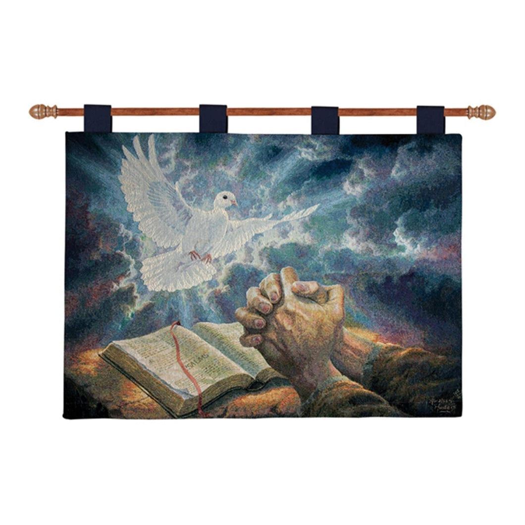 Manual HWANP Answered Prayer Wall Hanging, 36 - inch Length - AT TEN Distribution