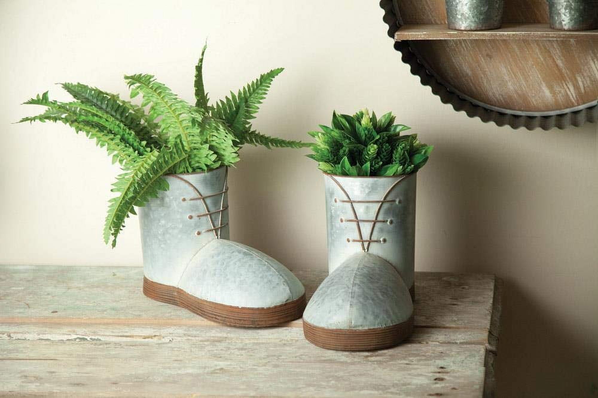 Manual IMFSBT Metal Boots Planter Set of 2 – AT TEN Distribution