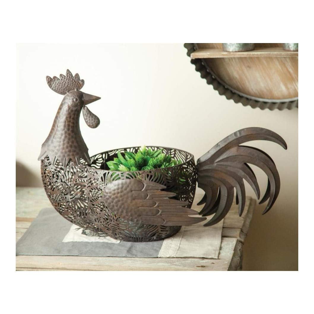 Manual IMFSRR Metal Rooster Basket - AT TEN Distribution