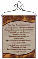Manual Inspirational Collection 13 X 18 - Inch Wall Hanging with Frame, Ten Commandments - AT TEN Distribution