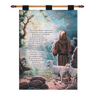 Manual Inspirational Collection 26 X 36 - Inch Wall Hanging and Finial Rod, The Lord is My Shepherd - AT TEN Distribution