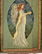 Manual Inspirational Collection 50 x 60 - Inch Tapestry Throw, Irish Angel - AT TEN Distribution