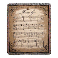 Manual Inspirational Collection Tapestry Throw, Amazing Grace Sheet Music, 50 X 60 - Inch - AT TEN Distribution