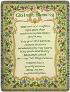 Manual Irish Collection 51 X 68 - Inch Tapestry Throw, Peace and Plenty Irish Blessing - AT TEN Distribution