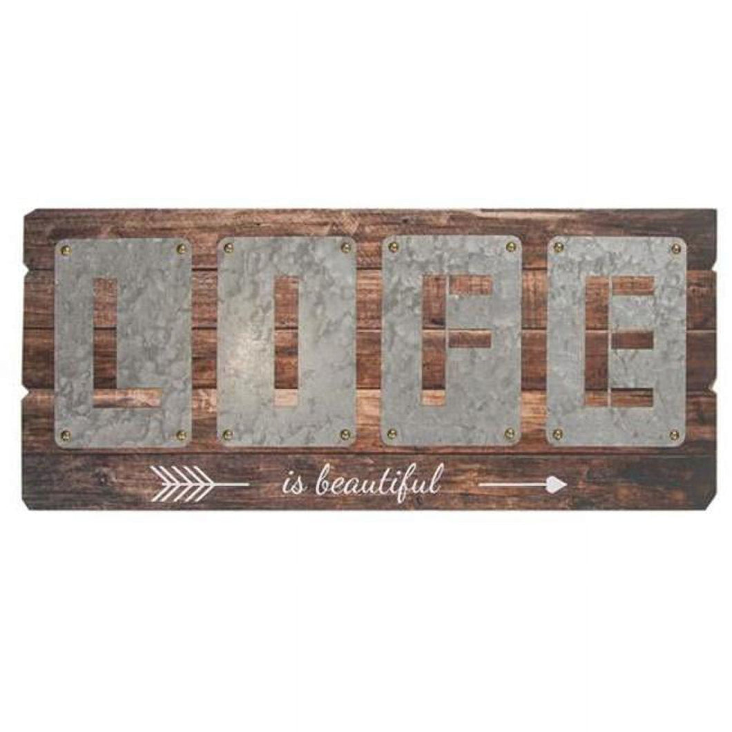 Manual Life Is Beautiful Cutout Sign S/2 - AT TEN Distribution