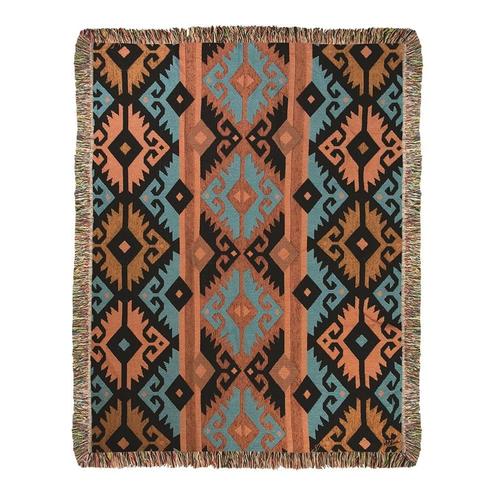 Manual Soutwest Pattern Tapestry Throw Blanket, 60 - inch Length, Home Decoration - AT TEN Distribution