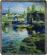 Manual Tapestry Throw, Nicky Boehme Solitude, 50 x 60 - Inch - AT TEN Distribution