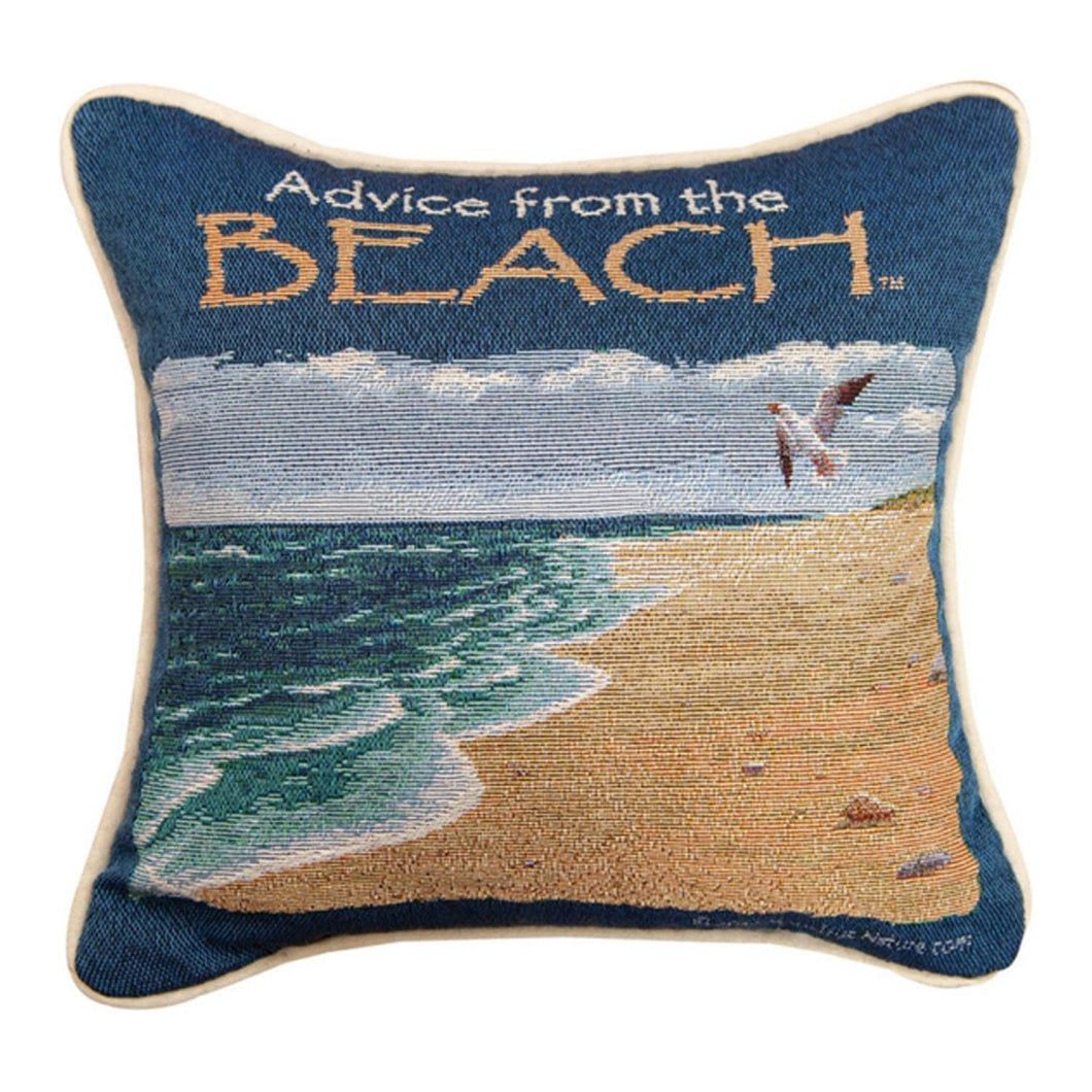 Manual TPADTB Your True Nature Advice from The Beach by Sally Eckman Roberts Throw Pillow, 12 - inch Square - AT TEN Distribution