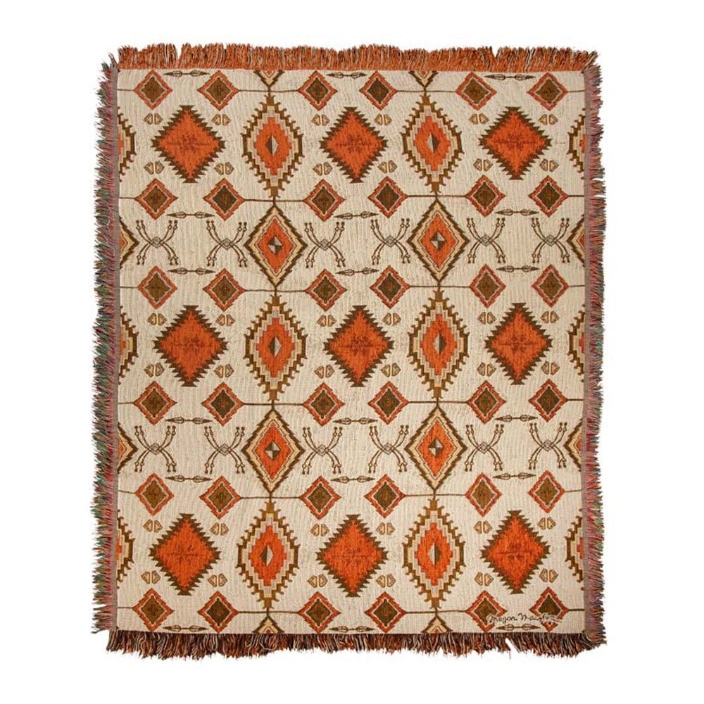 Manual Weavers Diamond Rectangular Throw Blanket - 50