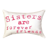 Manual Woodworker Pillow - Sisters are Forever Friends (12.5