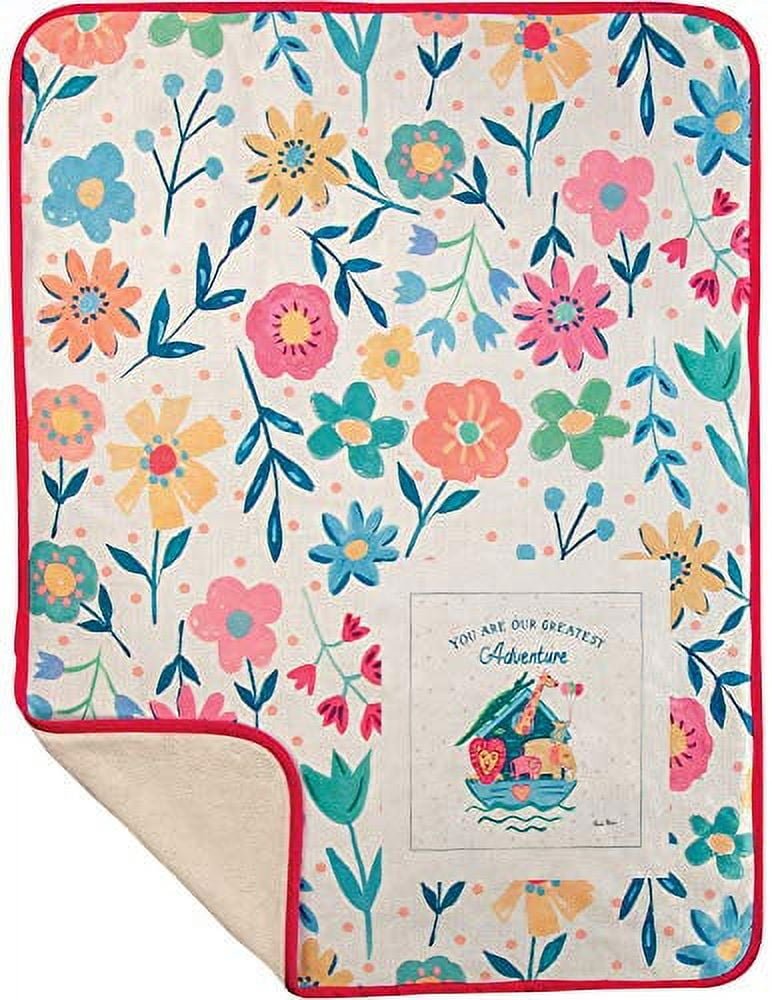 Manual Woodworker The Greatest Adventure Baby Fleece, AIIZHB 30 x 40 inch, Multicolor - AT TEN Distribution