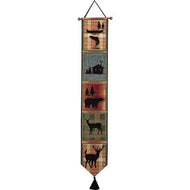 Manual Woodworkers and Weavers TBPBLD Bear Lodge Woven Tapestry Bell Pull Vertical 6.75 X 41 in. - AT TEN Distribution