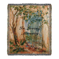 Manual Woodworkers ATILMG In Loving Memory Gate Throw Blanket, 60 - inch Length - AT TEN Distribution