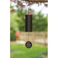 Manual Woodworkers & Weavers 231605 18 in. Cylinder - the Lord is My Strength - Bronze Wind Chime - AT TEN Distribution
