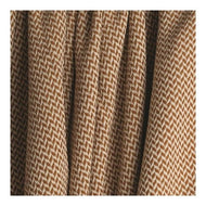Manual Woodworkers & Weavers 46 x 67 in. Lattice Throw, Bronze & White - AT TEN Distribution