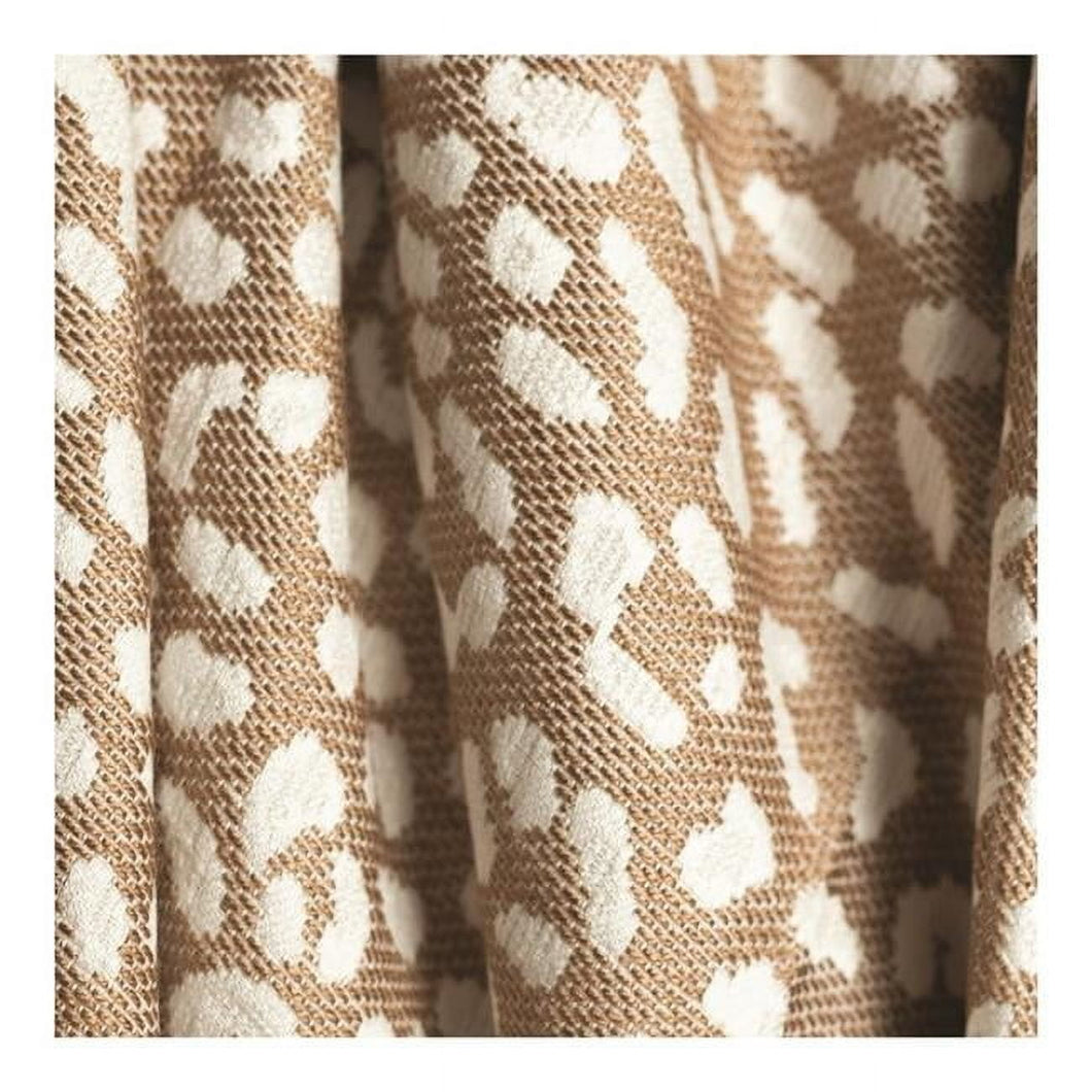 Manual Woodworkers & Weavers A10LNT 48 x 60 in. Leopard Natural & Tan Rayon Throw - AT TEN Distribution