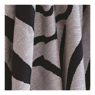 Manual Woodworkers & Weavers A10ZNB 48 x 60 in. Zebra Natural & Black Rayon Throw - AT TEN Distribution