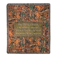 Manual Woodworkers & Weavers Camo Funeral Tapestry Cotton Throw - AT TEN Distribution