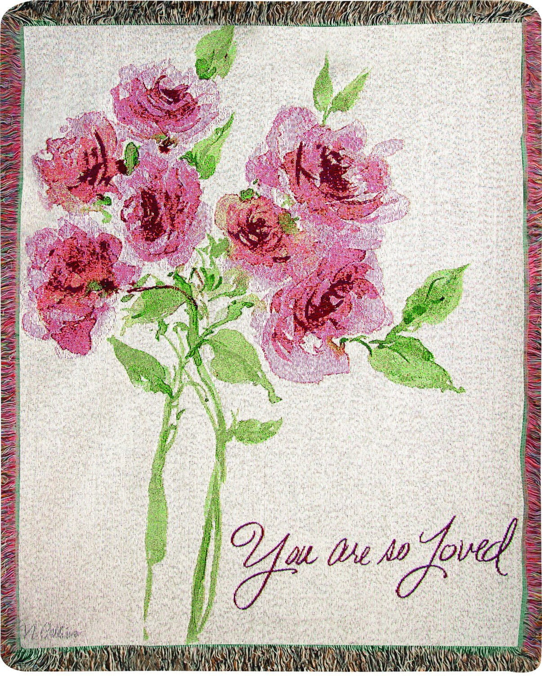 Manual Woodworkers & Weavers Tapestry Throw, You are So Loved, 50 x 60 - AT TEN Distribution