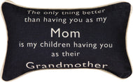 Manual Woodworkers & Weavers Word Throw Pillow, Grandmother, 12.5 x 8.5 - AT TEN Distribution