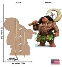 Load image into Gallery viewer, Maui &amp; Kotu Cardboard Cutout | Disney&#39;s Moana 2 Lifesize Standee - AT TEN Distribution
