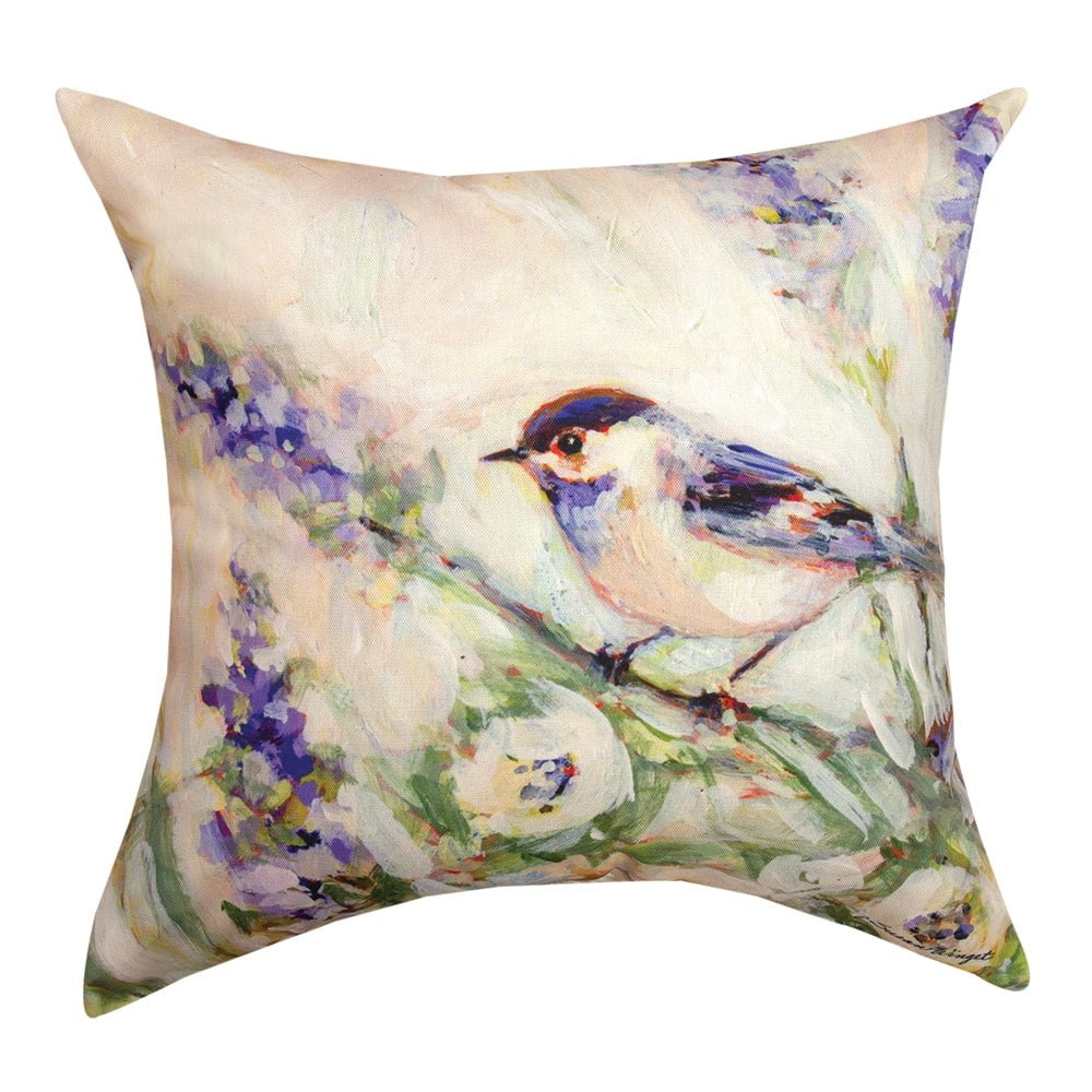 Meadowbrook Birds Climaweave Pillow 18