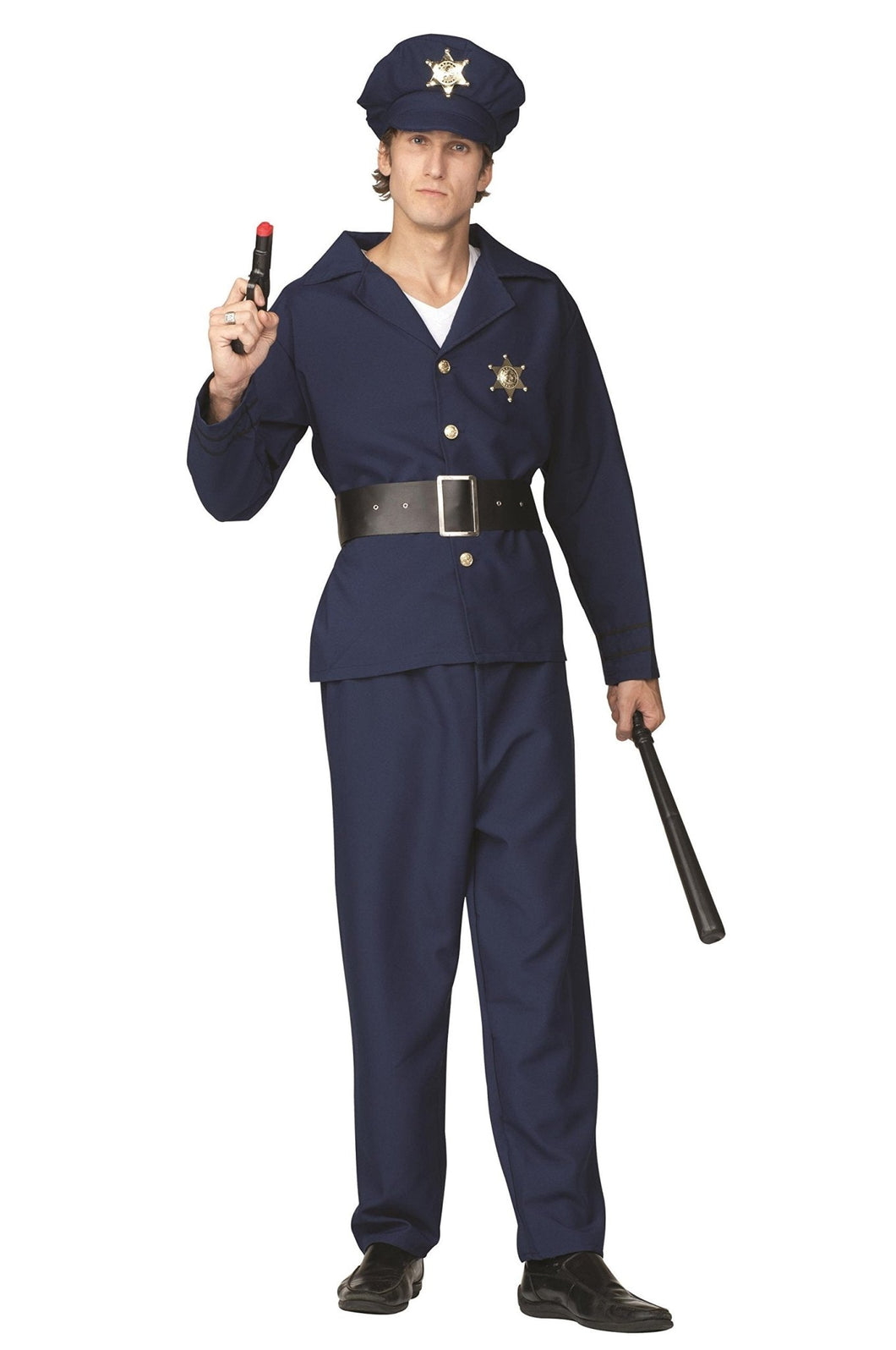 Men Policeman 4 pc costume O/S - AT TEN Distribution