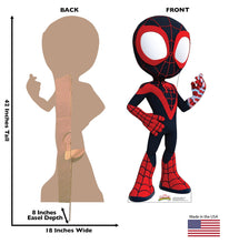 Load image into Gallery viewer, Miles Morales Spider - Man Life - Size Cardboard Cutout - AT TEN Distribution
