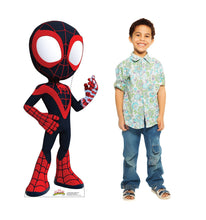Load image into Gallery viewer, Miles Morales Spider - Man Life - Size Cardboard Cutout - AT TEN Distribution
