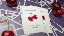 Load image into Gallery viewer, MJM Cherry Casino Fremonts (Desert Inn Purple) Playing Cards by Pure Imagination Projects - AT TEN Distribution
