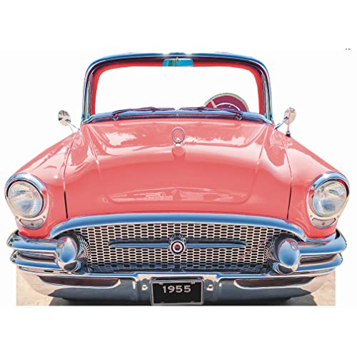 MS11042 Classic Pink Car 1955 Acrylic 8in Standee - AT TEN Distribution