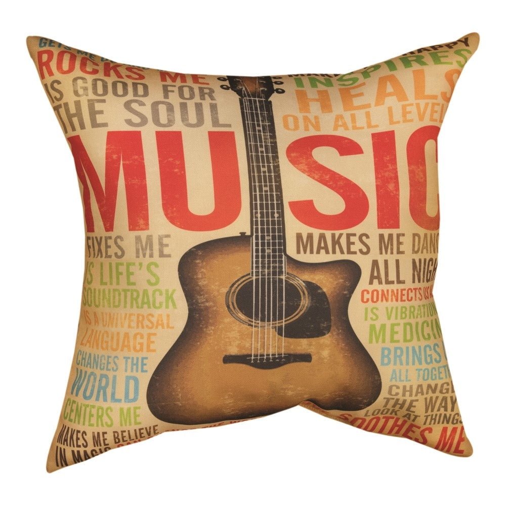 Music Climaweave Pillow 18