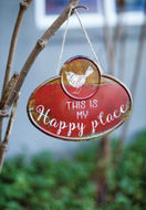MY HAPPY PLACE BIRD METAL SIGN S/2 - AT TEN Distribution