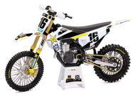 New - Ray FC45016 Zach Osborne Rockstar Energy Drink 1/12 Diecast Motorcycle Model 58243, Blue - AT TEN Distribution