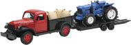 New - Ray Toys SS - 54296B 1 - 32 1946 Dodge Power Wagon with Farm Tractor - AT TEN Distribution