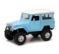 NewRay Die - Cast Toyota Land Cruiser FJ40 Model, 1:24 Scale, Light Blue with Off - Road Suspension Diecast Model Car 71526 - AT TEN Distribution